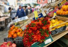 photo of assorted vegetables and fruits on rack