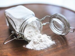 Flour in a jar