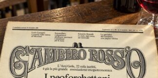 Gambero Rosso, quarant’anni di gusto: a Roma una grande festa tra calici, chef e nuove sfide Gambero-Rosso-1986-sul-tavolo_edited-1